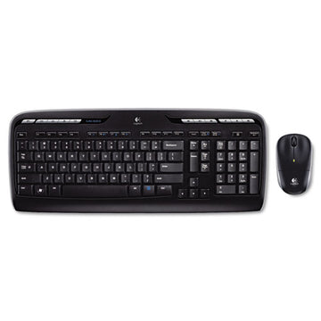 Logitech® Mk320 Wireless Keyboard + Mouse Combo, 2.4 Ghz Frequency-30 Ft Wireless Range, Black freeshipping - TVN Wholesale